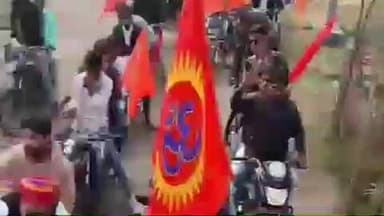 पिड़ावा: गेलानी में हिंदू सम्मेलन के तहत 10 गांवों में निकाली गई वाहन रैली