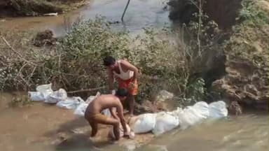 संदेश: नहर टूटने से उजड़ गई खेती, तीर्थकॉल, रेपुरा व चिलहौस में पानी में डूबी रबी फसलें, मुआवजे की आस में टकटकी लगाए किसान