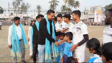 ডায়মন্ডহারবার ২: ডায়মন্ড হারবার এবি কাপ ফুটবল টুর্নামেন্টের শুভ উদ্বোধনে উপস্থিত ডায়মন্ড হারবারের বিধায়ক