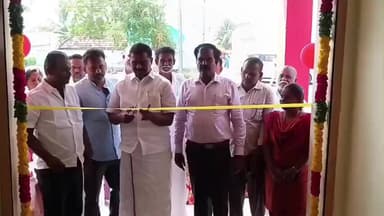 விளாத்திகுளம்: கே குமரட்டியாபுரம் அ.வேலாயுதபுரம் கிராமத்தில் நியாய விலை கடை திறந்து வைத்த எம்எல்ஏ