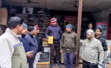 चीनोर: अपर आयुक्त का औचक निरीक्षण, गंदगी फैलाने वालों से वसूला ₹15 हजार जुर्माना