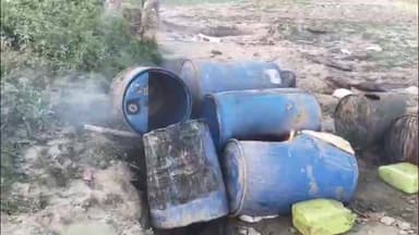 राघोपुर: जुड़ावनपुर में अवैध देशी शराब के खिलाफ पुलिस की बड़ी कार्रवाई