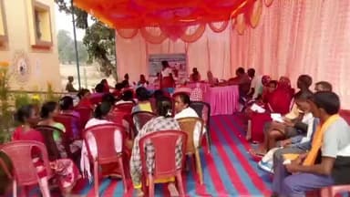 बोलबा: बोलबा के समसेरा में स्वास्थ्य विभाग द्वारा आयुष्मान आरोग्य शिविर का आयोजन, लोगों का स्वास्थ्य जांचा गया