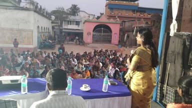 কেশপুর: কেশপুরের শ্যামচাঁদপুরের "উন্নয়নের পাঁচালী" কর্মসূচিতে বিধায়ক তথা প্রতিমন্ত্রী