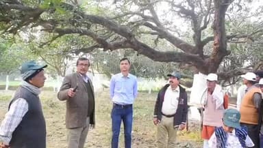 परिहार: समेकित कृषि प्रणाली से किसान बन रहे आत्मनिर्भर, पिपरा विशनपुर पहुंचे 30 कृषक