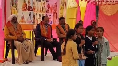 माधौगढ़: ईंटों में संघ शताब्दी वर्ष के उपलक्ष्य में हिंदू सम्मेलन का आयोजन किया गया