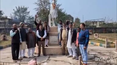 गया टाउन सीडी ब्लॉक: गया के लोको में कांग्रेस पार्टी ने राष्ट्रपिता महात्मा गांधी की प्रतिमा के समक्ष मनाया शहादत दिवस