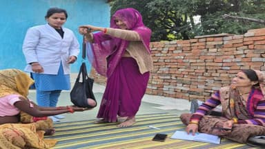 सिमरिया: स्वास्थ्य टीम ने अंगूरी को मौत के मुँह से निकाला, अंधविश्वास को हराकर मिला नया जीवन