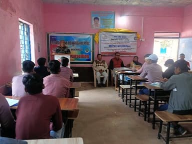 आज शासकीय एकीकृत हाई स्कूल विद्यालय तिलावद गोविन्द में केरियर काउंसलिंग का आयोजन कर जिला रोजगार कार्यालय के अंतर्गत काउं...