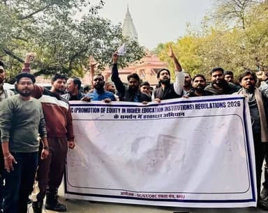 BHU में यूजीसी बिल के समर्थन में उबाल हजारों OBC-SC-ST छात्रों का हस्ताक्षर अभियान,