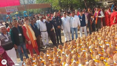 शनि महायज्ञ 2026 में निकाली गई भव्य कलश यात्रा #shanimahayagy #viralpost