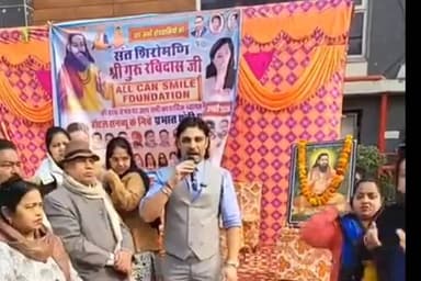 सिविल लाइन्स: ऑल कैन स्माइल फाउंडेशन ने गुरु रविदास जी की जयंती पर प्रभात फेरी का अभिनंदन किया