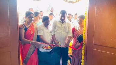 ಆಲೂರು: ಮಲಸಾವರ ಗ್ರಾಮದಲ್ಲಿ ಸಭಾಭವನ ಉದ್ಘಾಟಿಸಿದ ಶಾಸಕ ಸಿಮೆಂಟ್ ಮಂಜು