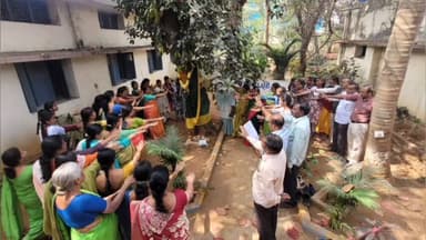 సంగారెడ్డి: సంగారెడ్డి ప్రభుత్వ డిగ్రీ కళాశాలలో మదర్ ట్రీ కార్యక్రమం