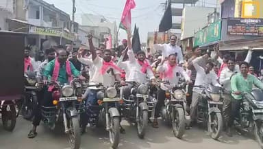 సంగారెడ్డి: సదాశివపేటలో బీఆర్ఎస్ పార్టీ నిరసన ర్యాలీ