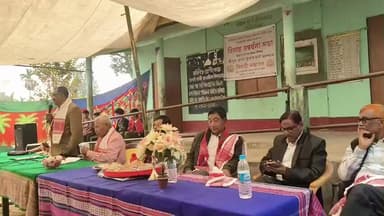 বালিজানা: তাৰাইবাৰী প্ৰাথমিক বিদ্যালয়ৰ প্ৰধান শিক্ষক তপন কুমাৰ দাসৰ বিদায়ী সম্বৰ্ধনা সভা অনুষ্ঠিত হয়