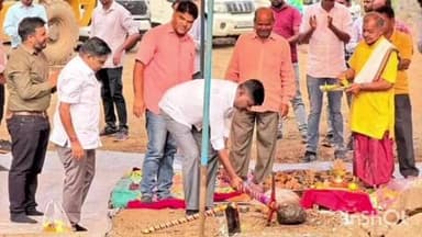 વઘઇ: ડાંગ જિલ્લાના આહવા અને વઘઈ ખાતે ચેકડેમોનું ધારાસભ્ય વિજય પટેલે ખાતમુહૂર્ત કર્યું