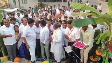 ದೇವನಹಳ್ಳಿ: ಜಾಲಿಗೆ ಗ್ರಾಮ ಪಂಚಾಯಿತಿ ವ್ಯಾಪ್ತಿಯಲ್ಲಿ ವಿವಿಧ ಅಭಿವೃದ್ಧಿ ಕಾಮಗಾರಿಗಳಿಗೆ ಚಾಲನೆ ನೀಡಿದ ಸಚಿವ ಕೆ.ಎಚ್.ಮುನಿಯಪ್ಪ