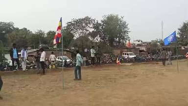 ग्राम तुमडा में संत गुरु रविदास जी महराज की 649 बी जन्म जयंती मनाई गया जिला नरसिंहपुर सामाजिक परिवर्तन युवा संगठन एक मंच