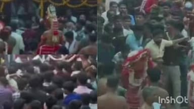 കണ്ണൂർ: കണ്ണൂർ പാനൂരിൽ തെയ്യം കെട്ടിനിടെ ചേരി തിരിഞ്ഞ് സംഘർഷം