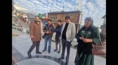 धर्मशाला: फव्वारा चौक पार्क के पुनर्विकास कार्यों का निरीक्षण, पूर्व महापौर देवेंद्र जग्गी ने दिए दिशा-निर्देश