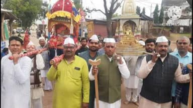 महरौनी: ग्राम गदयाना में विधि विधान के साथ वार्षिक उत्सव पर निकाली गई श्रीजी की भव्य शोभायात्रा