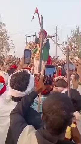 ಹರಪನಹಳ್ಳಿ: ’ಅಂಬಲಿ ರಾಶಿಗೆ ಮುದ್ದಿನ ಗಿಣಿ ಸಮೃದ್ಧಿ ಐತಲೇ ಪರಾಕ್ ’ದೊಡ್ಡ ಮೈಲಾರಲಿಂಗೇಶ್ವರ ಸ್ವಾಮಿಯ ಕಾರ್ಣಿಕ