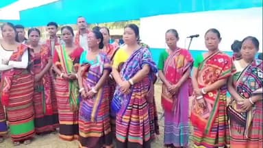 দুধনৈ: খাৰদাং নৱাগত প্ৰাথমিক বিদ্যালয়ত দক্ষিণ গোৱালপাৰা আঞ্চলিক কোচ সমাজ সমিতি আৰু আঞ্চলিক কোচ মহিলা পৰিষদৰ অধিৱেশনৰ সামৰণি