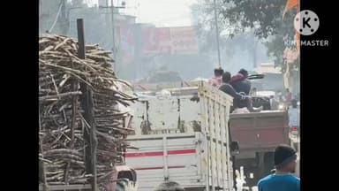 बगहा: रामनगर में लगा भीषण जाम