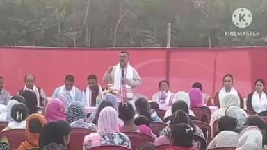 পশ্চিম যোৰহাট: ৫০ নং নামনি চৰাইবাহী গাঁও পঞ্চায়তৰ চৰাইবাহী মুছলিম গাঁৱত পথৰ শুভাৰম্ভণি অনুষ্ঠান