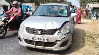 কুলপি: বাঘারিয়া কুন্ডের মোড়ে চার চাকা গাড়ির সঙ্গে বাইকের মুখোমুখি সংঘর্ষে বাইক চালক যখম