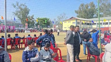 -#घुमारवीं -- राष्ट्रीय हैंडबॉल प्रतियोगिता: चंडीगढ़ व डीडीपीएस टीम के बीच मुकाबला... #देखिए #लाइव....
-#ब्राइट_न्यूज ...