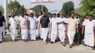 அரியலூர்: முன்னாள் முதல்வர் அண்ணா நினைவு தினத்தையொட்டி, பேருந்து நிலையம் அருகேயுள்ள அவரது சிலைக்கு முன்னாள் அரசு கொறடா மரியாதை