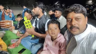 गोटेगांव के संकट मोचन हनुमान मंदिर में हनुमान चालीसा पाठ जय श्री राम 🙏