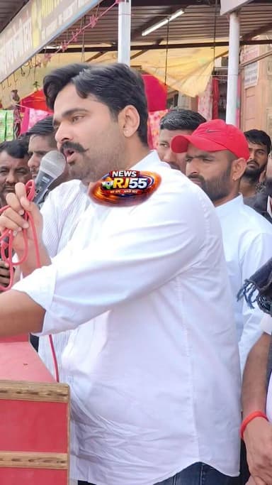 कांग्रेस और बीजेपी पांव की जूती है पूर्व छात्र संघ अध्यक्ष Arvind Singh Bhati Mahant Pratap Puri Shale Mohammad Gajendra...