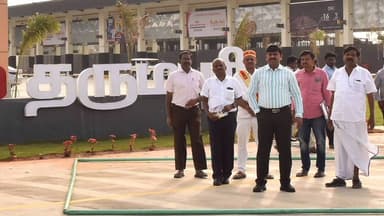 தருமபுரி: தருமபுரி நகராட்சி புதிய பேருந்து நிலையத்தை கலெக்டர் சதீஷ் ஆய்வு செய்தார்