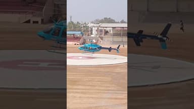 ರಾಯಚೂರಿನಲ್ಲಿ ಇಂದಿನಿಂದ ಹೆಲಿಕಾಪ್ಟರ್ ಕಾರುಬಾರು.. #news #helicopter