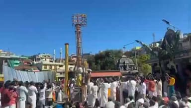 கொடைக்கானல்: கொடைக்கானல் குழந்தை வேலப்பர் கோயில் திரு தேரோட்ட திருவிழா கொடியேற்றத்துடன் துவக்கம்