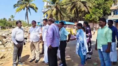 கல்குளம்: பேயன்குழி பகுதியில் ரயில் பணிகளுக்காக நீர் நிலைகள் மூடப்பட்டதாக புகார். அதிகாரிகள் ஆய்வு.