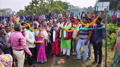 হরিপাল: বন্দীপুরে ঢালাই রাস্তার শুভ শিলান্যাস, উপস্থিত মন্ত্রী বেচারাম মান্না ও বিধায়িকা করবী মান্না