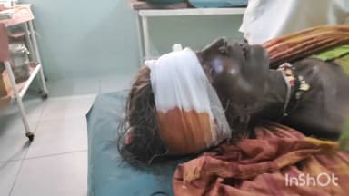 ఆదోని: ఆదోనిలో రోడ్డు ప్రమాదానికి గురైన మహిళకు గాయాలు