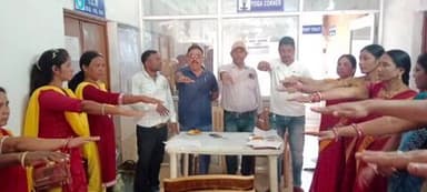 ଖରିଆର: ଡ଼ମଝର ଆୟୁଷ୍ମାନ ଆରୋଗ୍ୟ ମନ୍ଦିର ପରିସର ମଧ୍ୟରେ ସମ୍ପୂର୍ଣ୍ଣତା ଅଭିଯାନ ଅନୁଷ୍ଠିତ