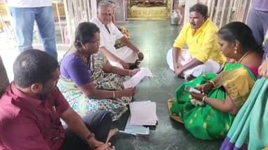 காஞ்சிபுரம்: சந்தவெளி அம்மன் திருக்கோவிலில் புதிய அறம் காவலர் குழு பதவி ஏற்பு விழா நடைபெற்றது