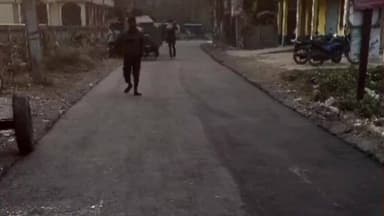 গঙ্গারামপুর: গঙ্গারামপুর রেল স্টেশনের বেহাল রাস্তা সংস্কার, স্বস্তির নিঃশ্বাস যাত্রীদের