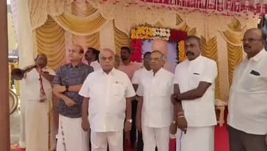 கிருஷ்ணகிரி: பிகேபிஎம் முனுசாமி கவுண்டரின் நினைவாக சாலை பெயர் பலகை உணவு மற்றும் உணவுப்பொருள் வழங்கல் துறை அமைச்சர் திறந்து வைத்தார்