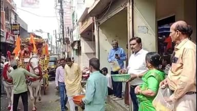 बुरहानपुर नगर: बुरहानपुर: सिलमपुरा में संत नरहरी महाराज की पुण्यतिथि पर श्री अहिर स्वर्णकार समाज ने किया हर्षोल्लास से कार्यक्रम