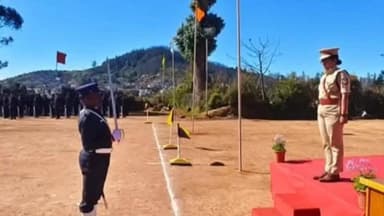 உதகமண்டலம்: நீலகிரி மாவட்ட ஆயுதப்படையில் நடைபெற்று வந்த நினைவூட்டும் கவாத்து பயிற்சி இன்று நிறைவு