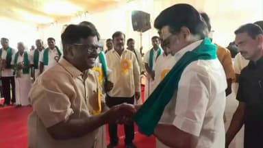 திண்டிவனம்: கோள்ளார் பகுதியில் தமிழ்நாடு முதலமைச்சரை நேரில் சந்தித்து வாழ்த்து விழுப்புரம் நாடாளுமன்ற உறுப்பினர்