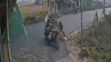 ଜଗତସିଂହପୁର: ଜଗତସିଂହପୁର କଟକ ଜାତୀୟରାଜପଥ ମଙ୍ଗଳପୁର ଛକ ନିକଟରେ ଦୁର୍ଘଟଣା ଘଟଣା ର ସିସିଟିଭି ଫୁଟେଜ ଭାଇରାଲ