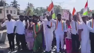 வாலாஜா: ராணிப்பேட்டை மாவட்ட ஆட்சியர் அலுவலகத்தில் முற்றுகையிட்ட காங்கிரஸ் கட்சியினர் காவல் துறையினர் தடுத்து நிறுத்தம் பரபரப்பு